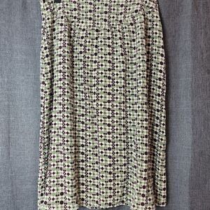 IRO Geometric Silk skirt